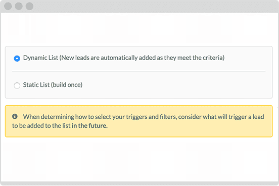 automation dynamic lists