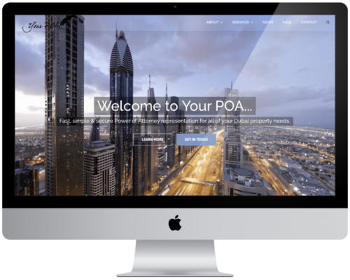Wordpress Website Design and Build Your POA Dubai