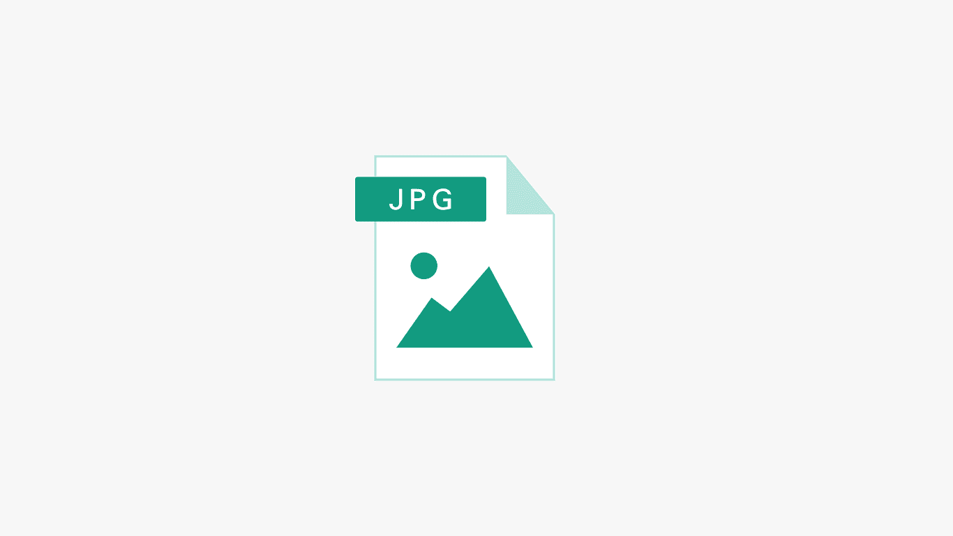 Graphic of JPEG file format.