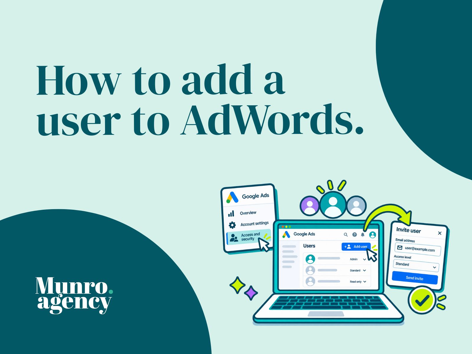 How to add a user to AdWords