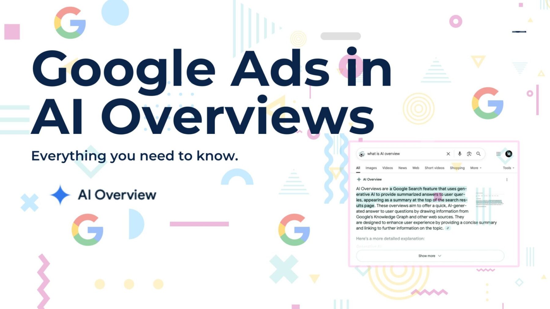 Google Ads in AI Overviews