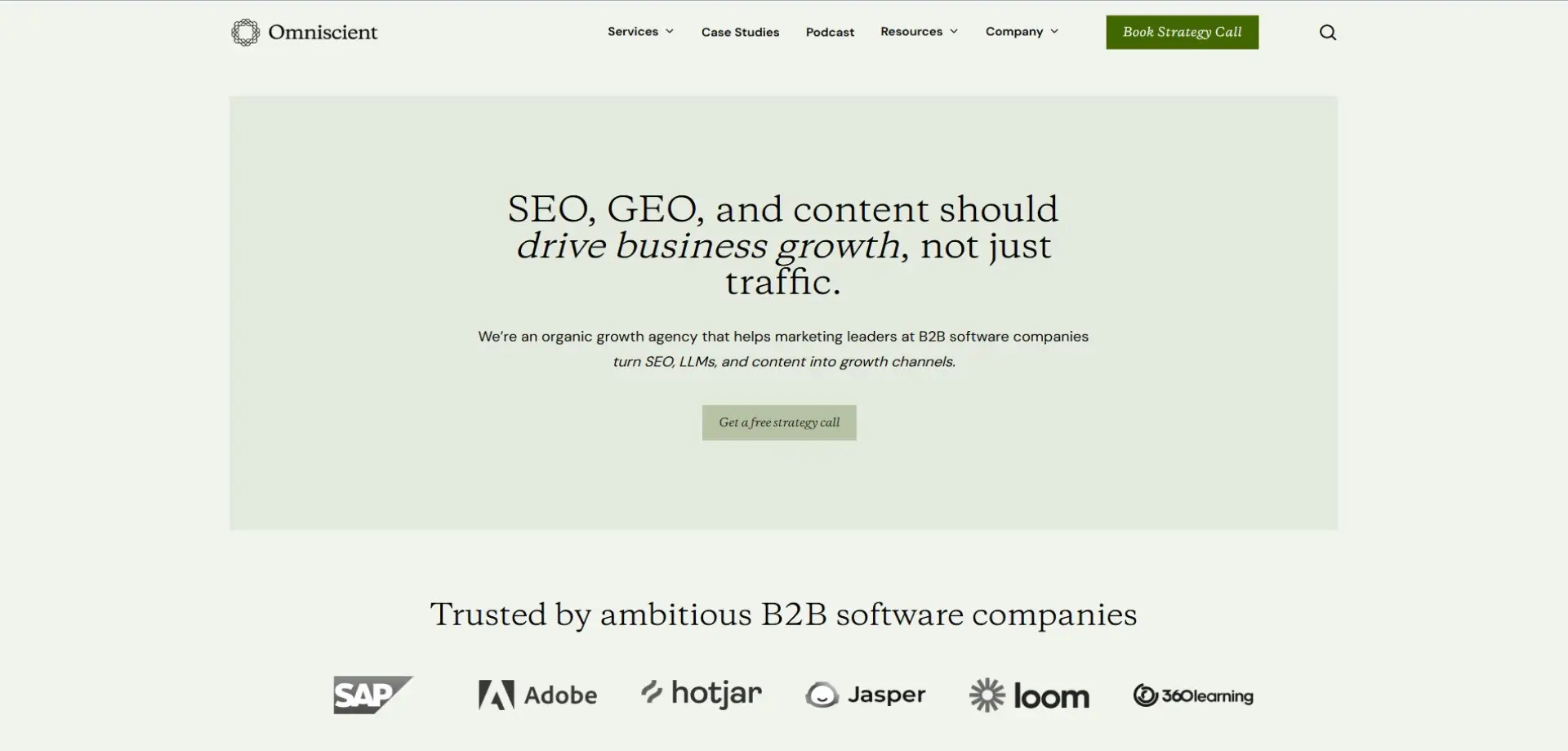 OmniscientDigital Omniscient Digital homepage