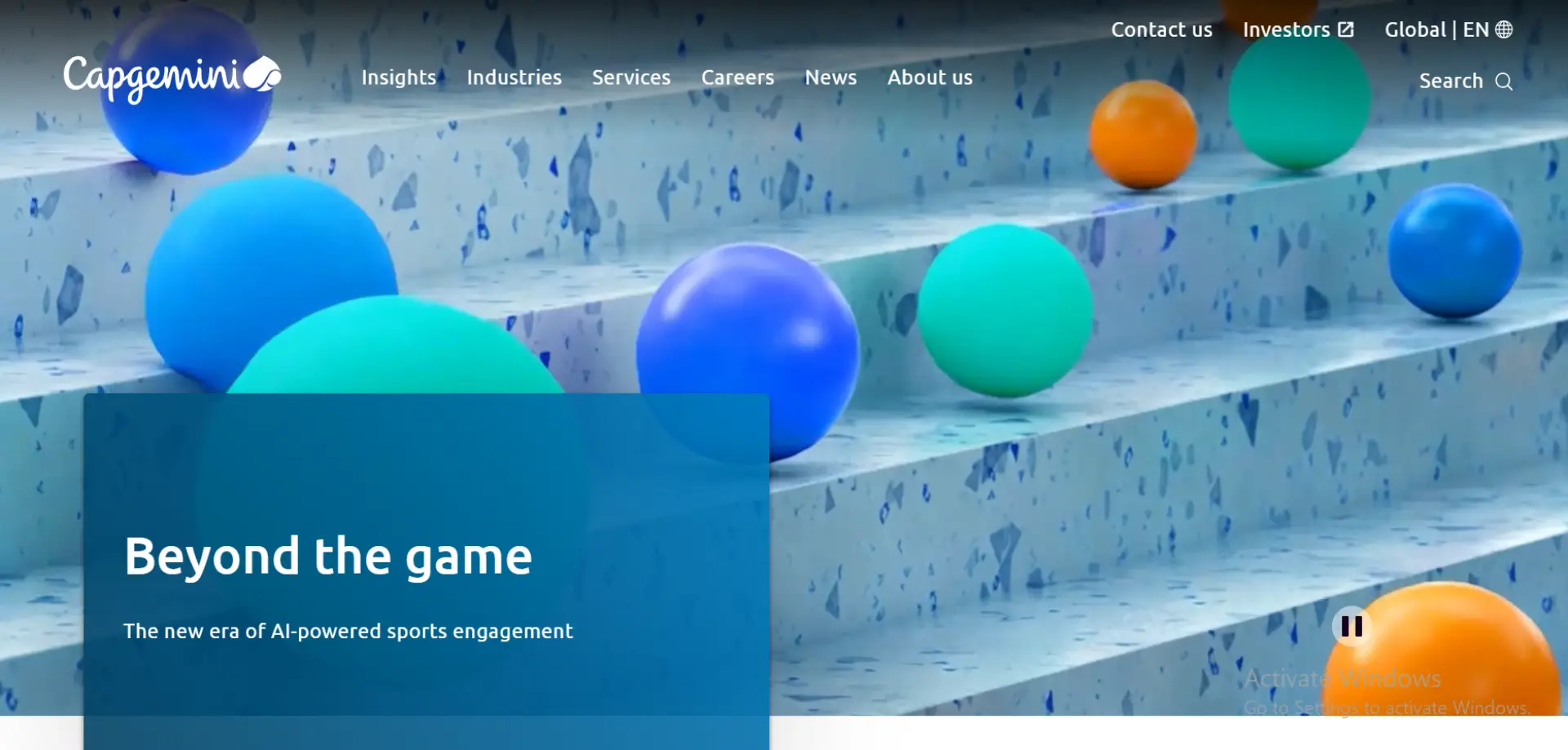 Capgemini Capgemini homepage
