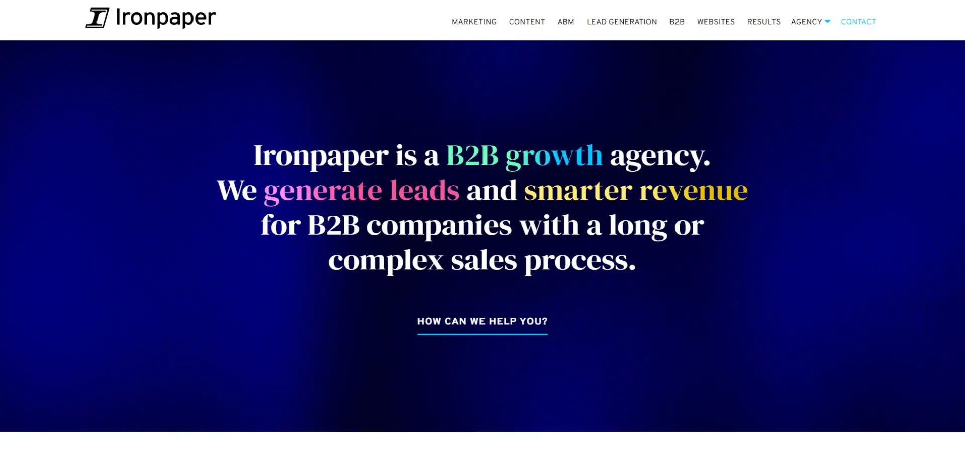 Ironpaper Ironpaper homepage