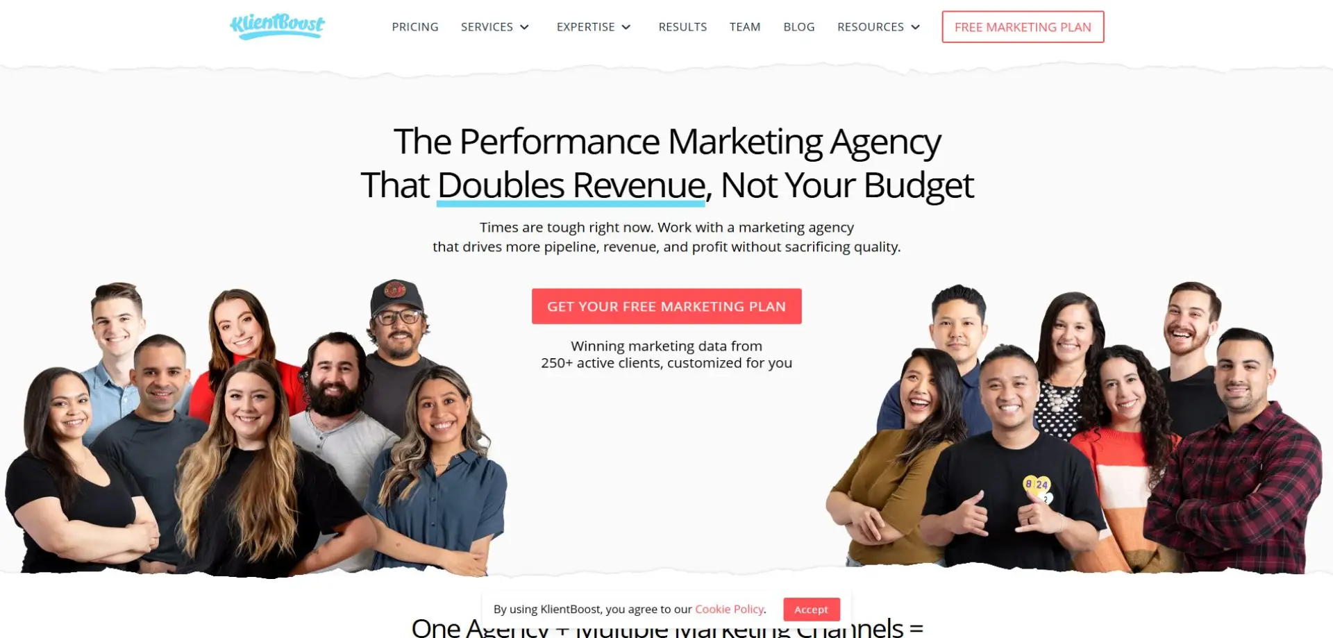 KlientBoost KlientBoost homepage