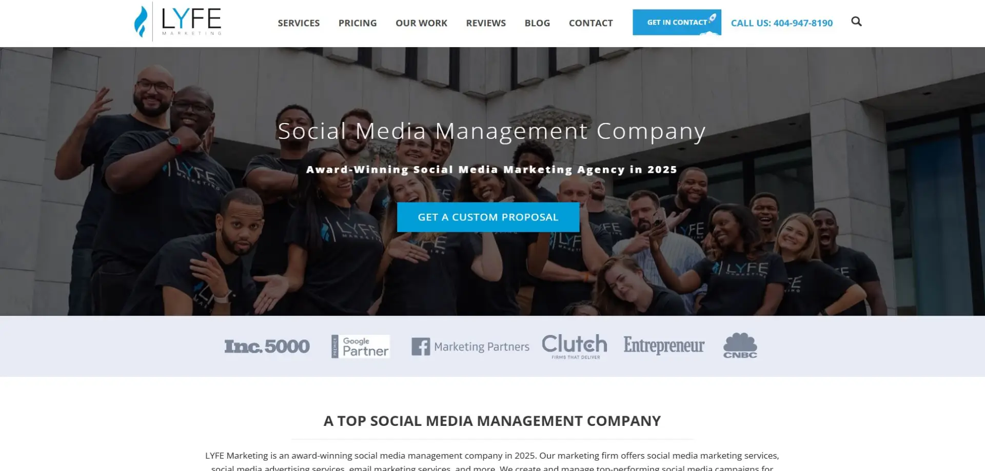 LYFEMarketing LYFE Marketing homepage