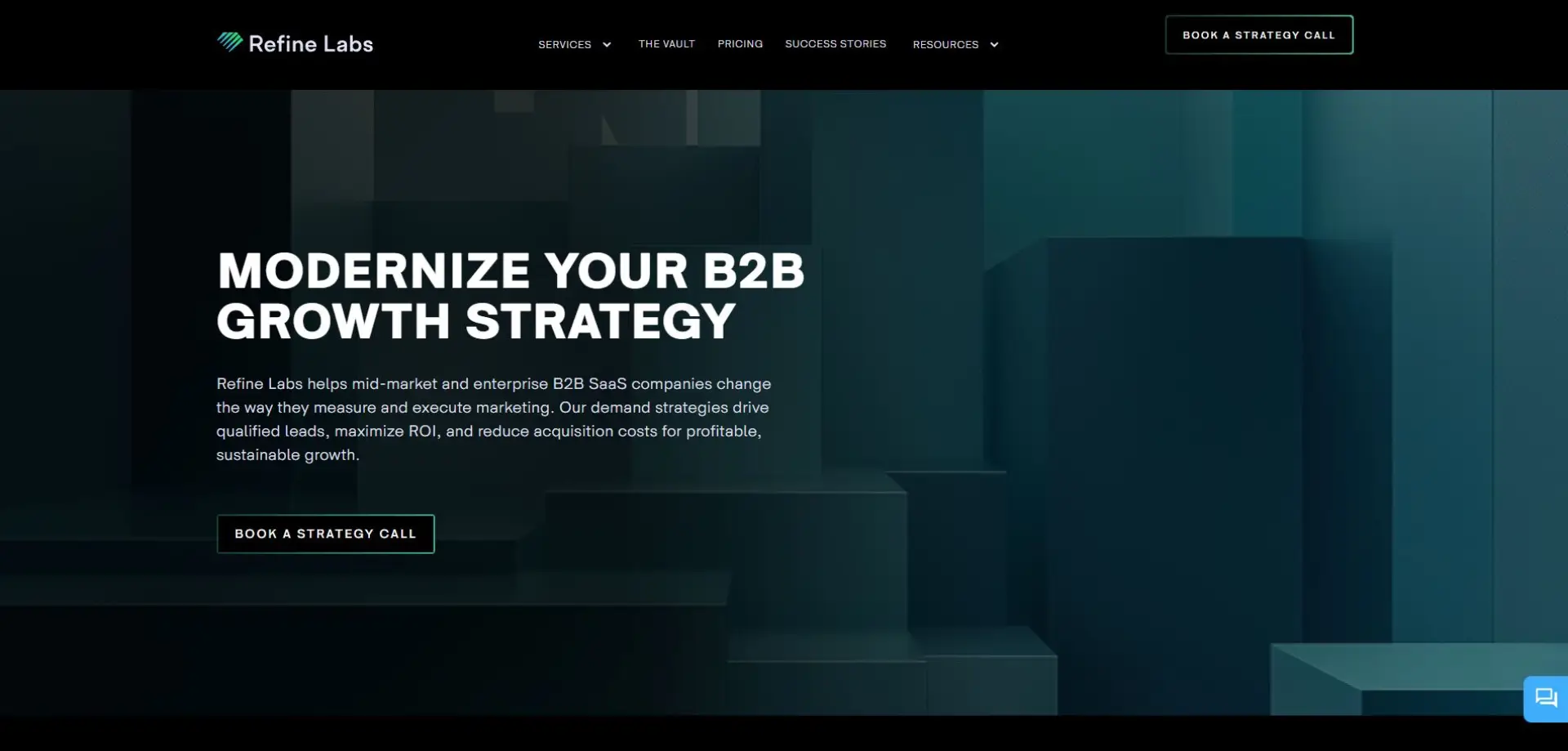 Refine Labs homepage