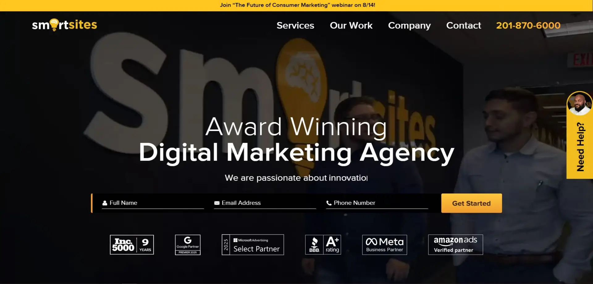 Smartsites SmartSites homepage