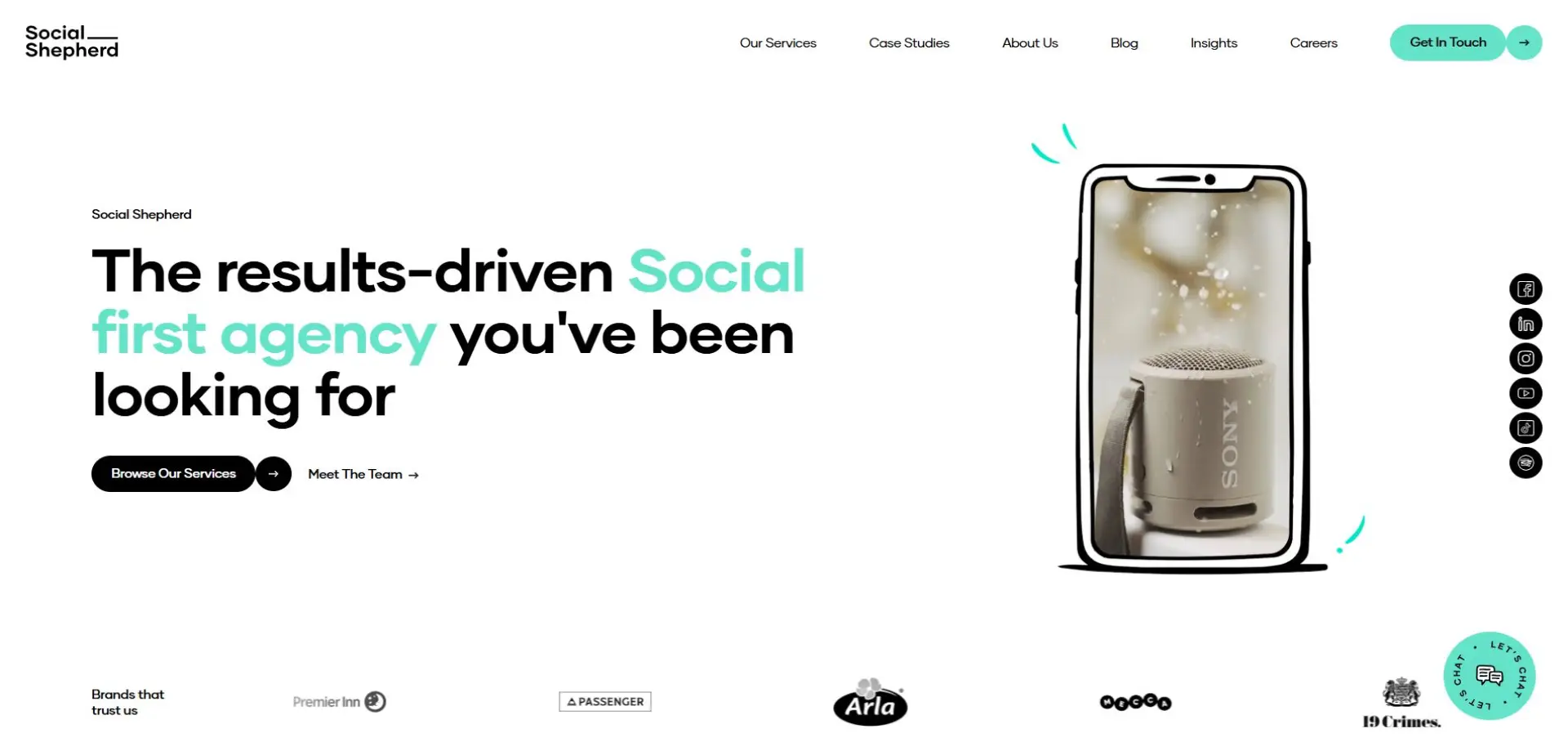 SocialShepherd Social Shepherd homepage