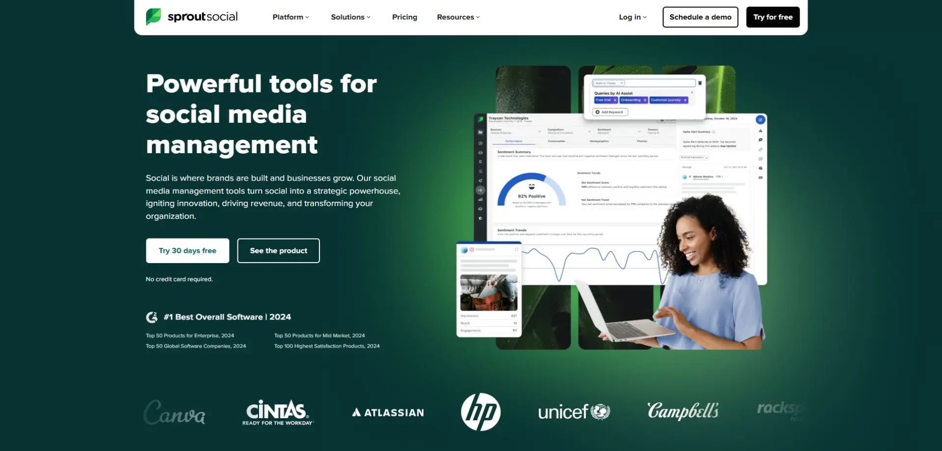 SproutSocial Sprout Social homepage