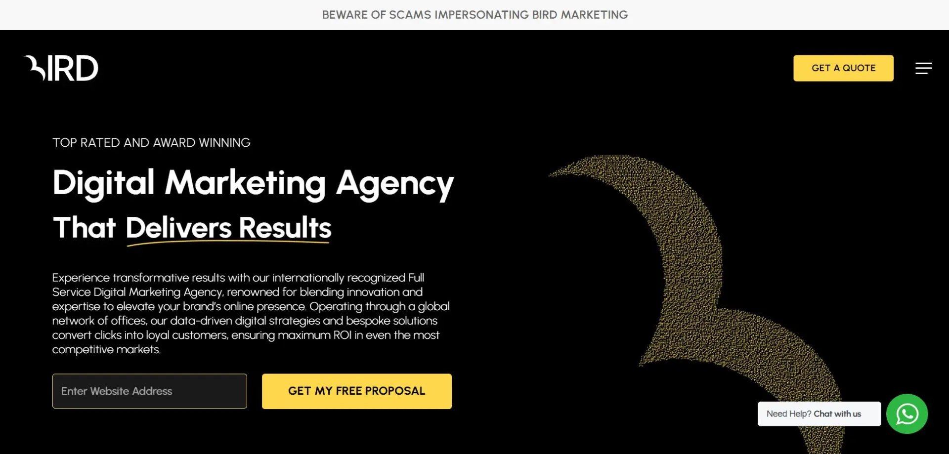 BirdMarketing Bird Marketing homepage