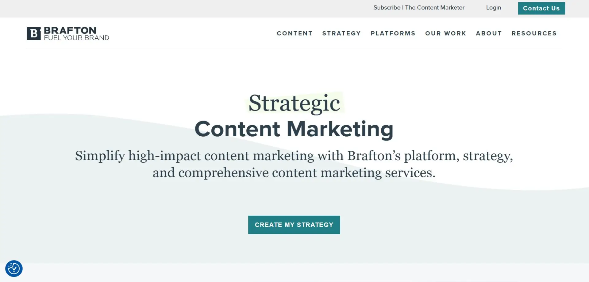 Brafton Brafton homepage