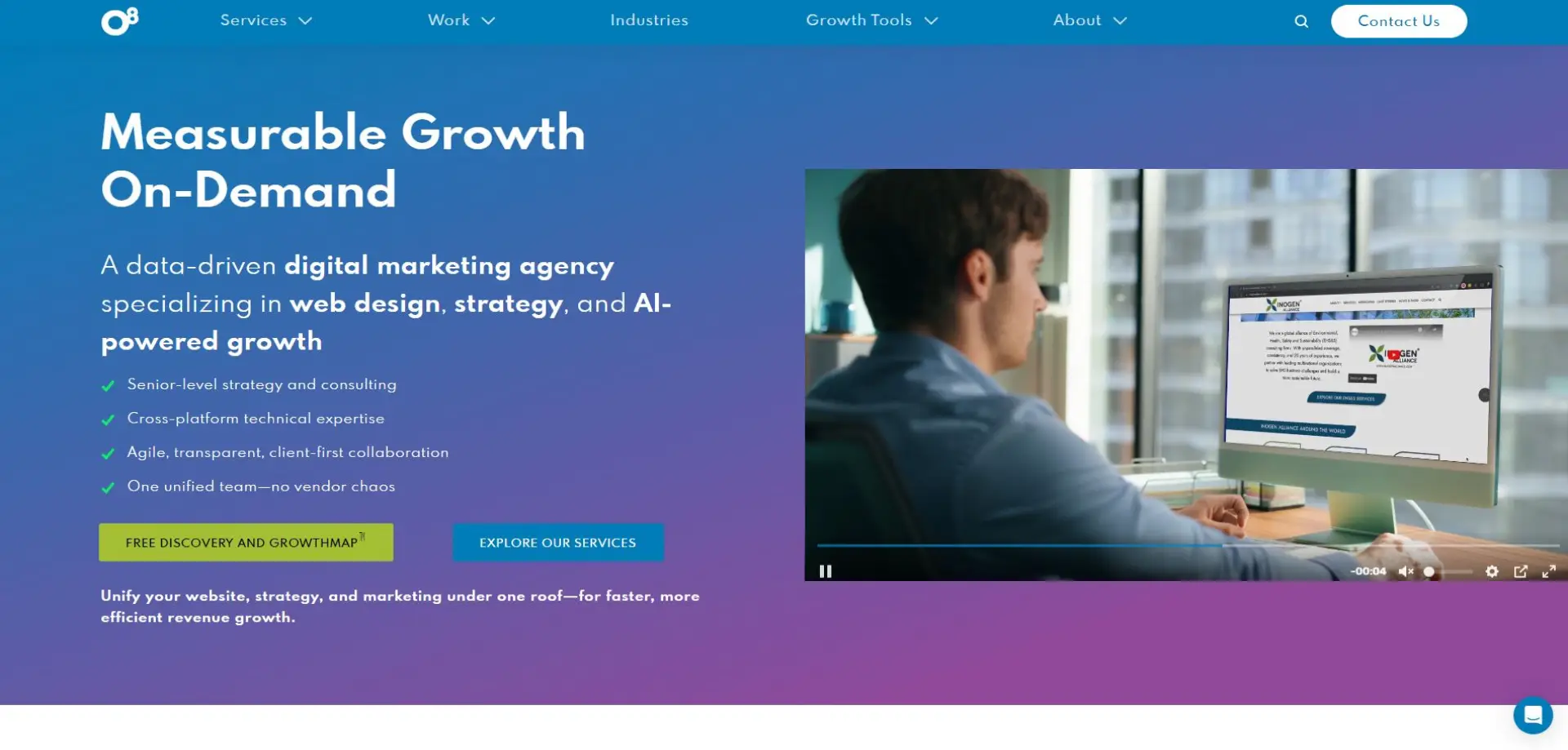 O8Agency O8 Agency homepage