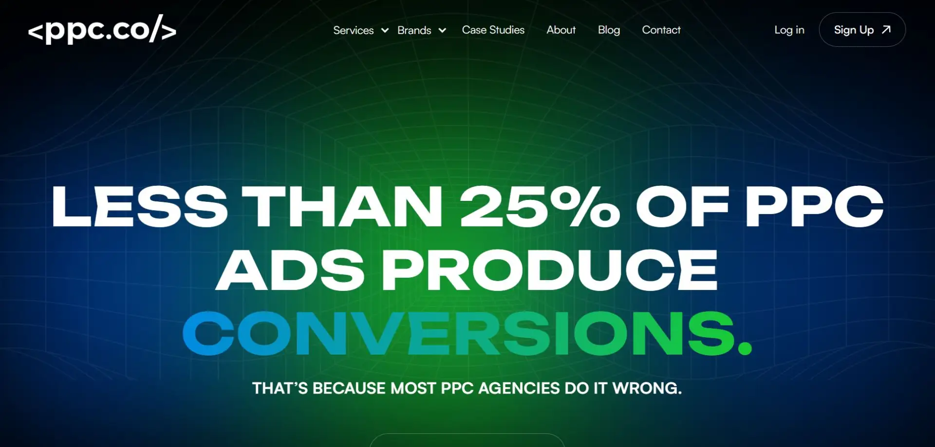 PPCco PPC.co homepage