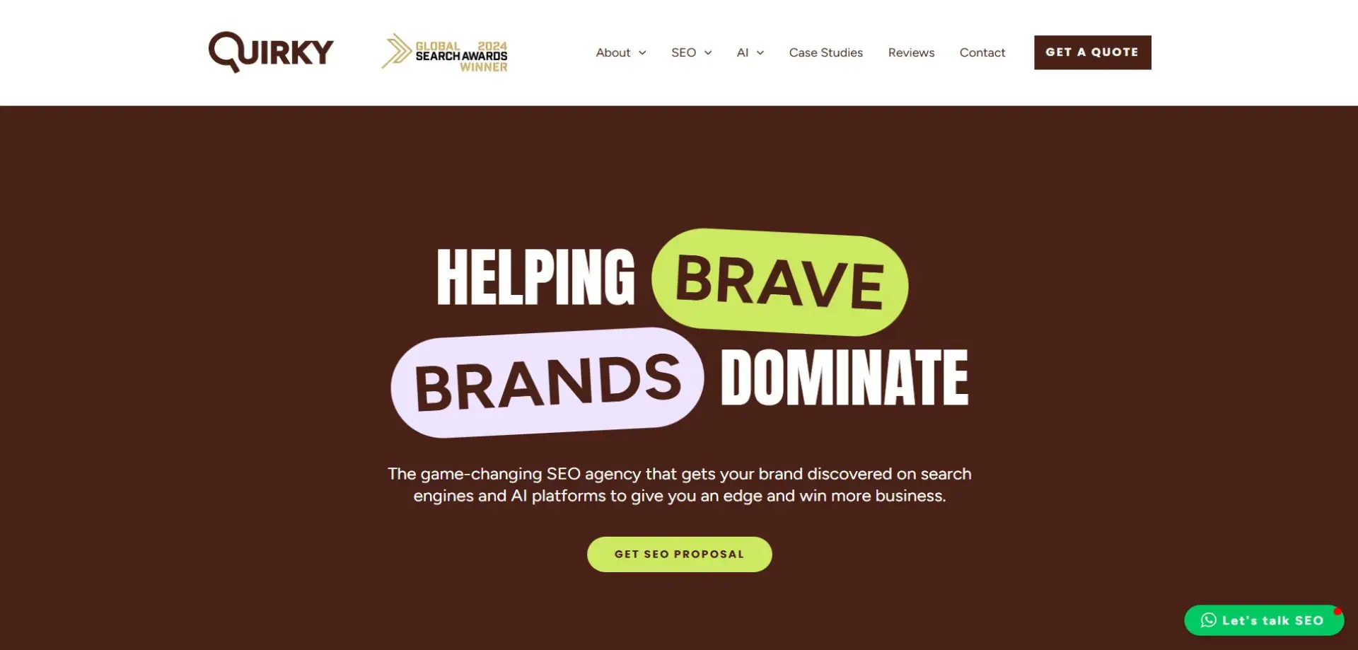 QuirkyDigital Quirky Digital homepage
