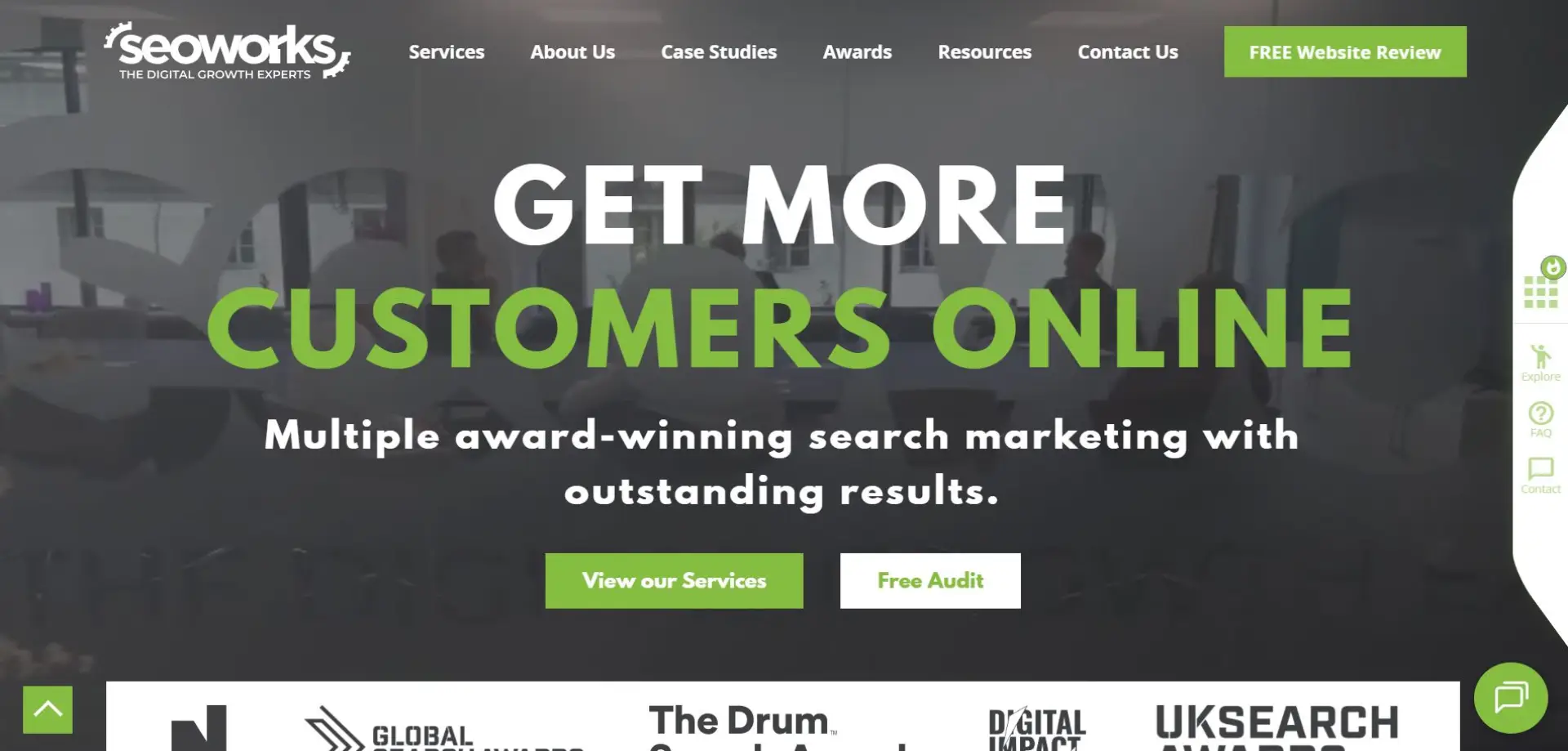 SEOWorks The SEO Works homepage