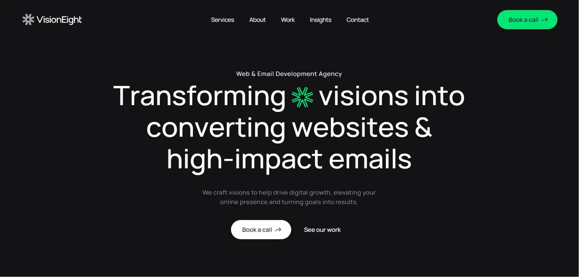 VisionEight VisionEight homepage
