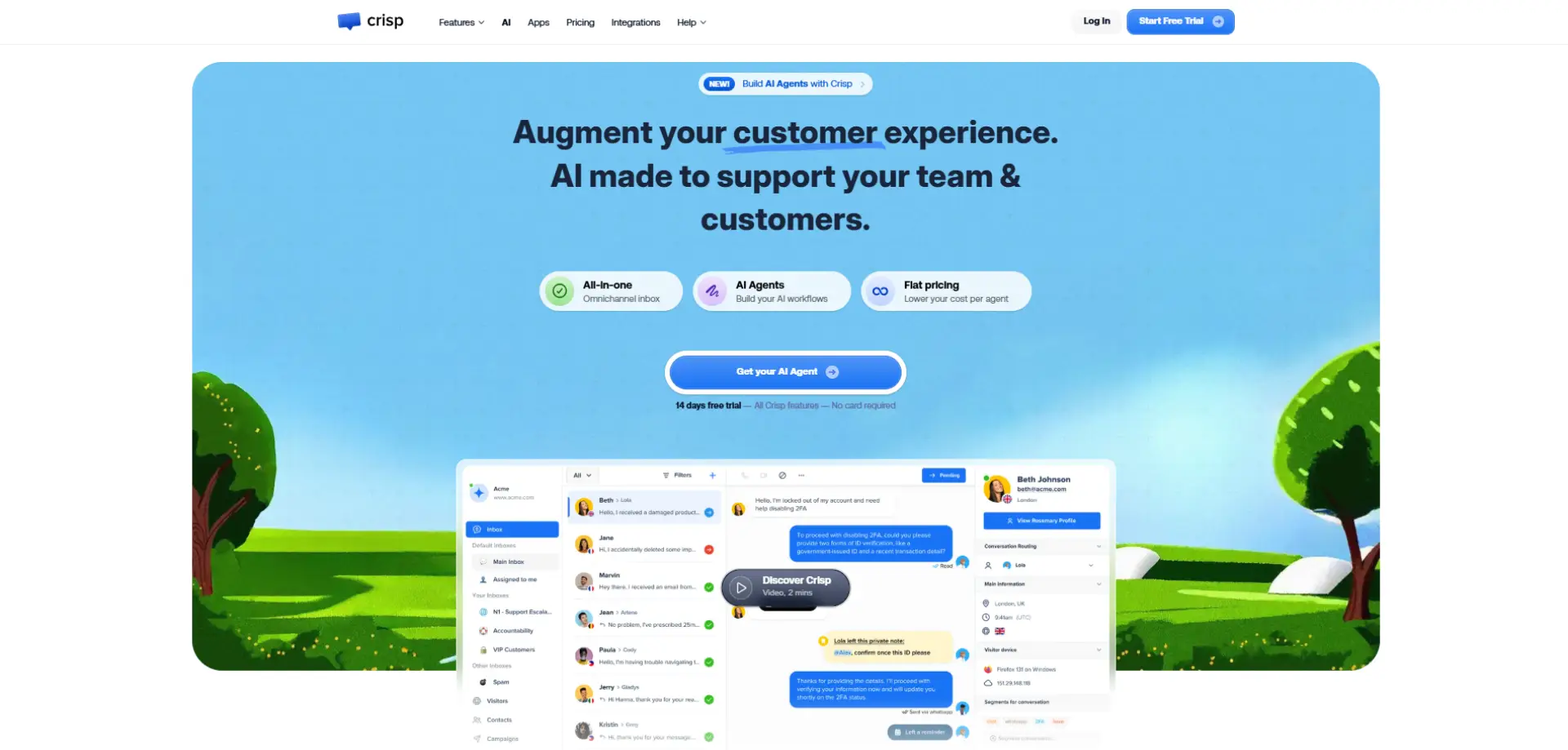 Crisp Crisp homepage