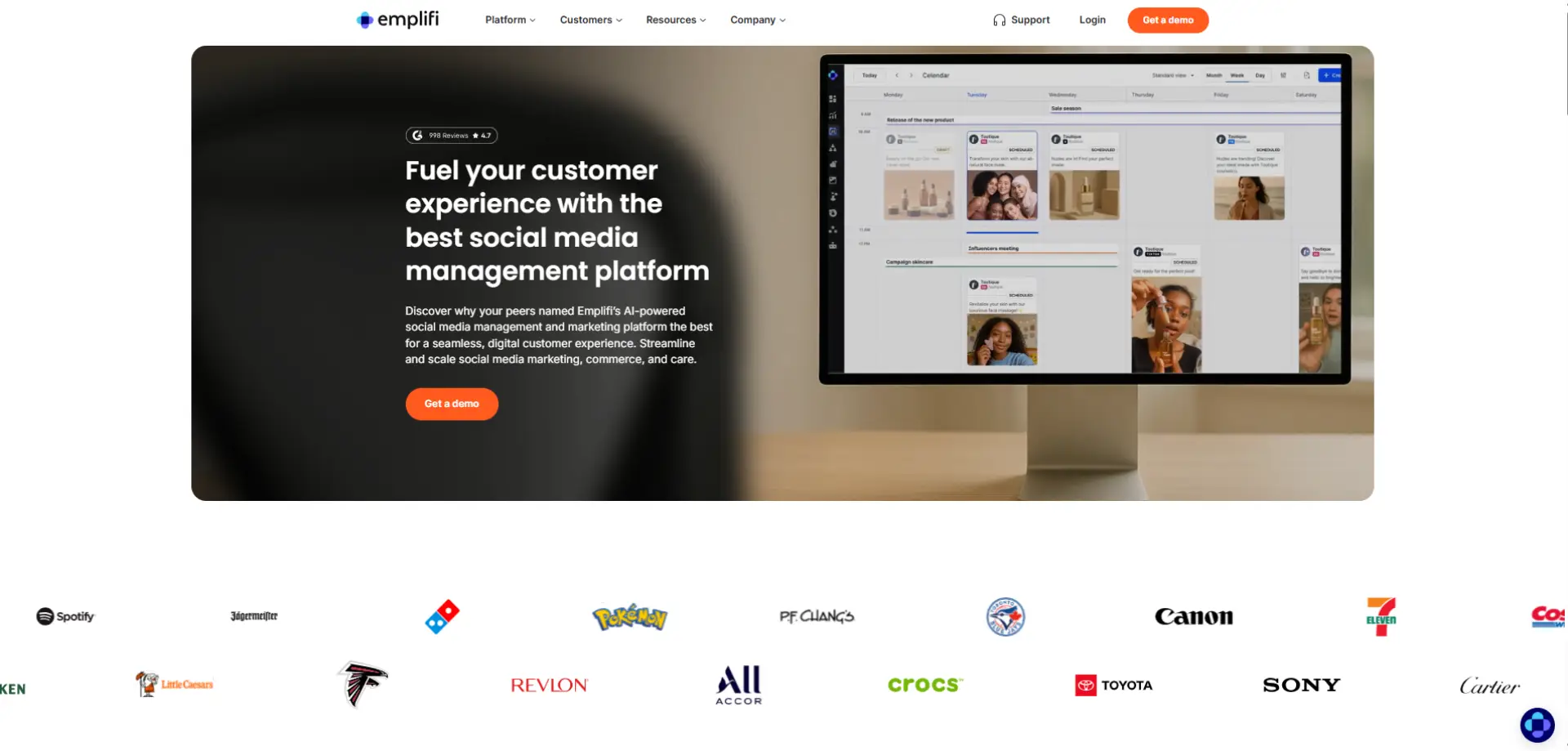 Emplifi Emplifi homepage