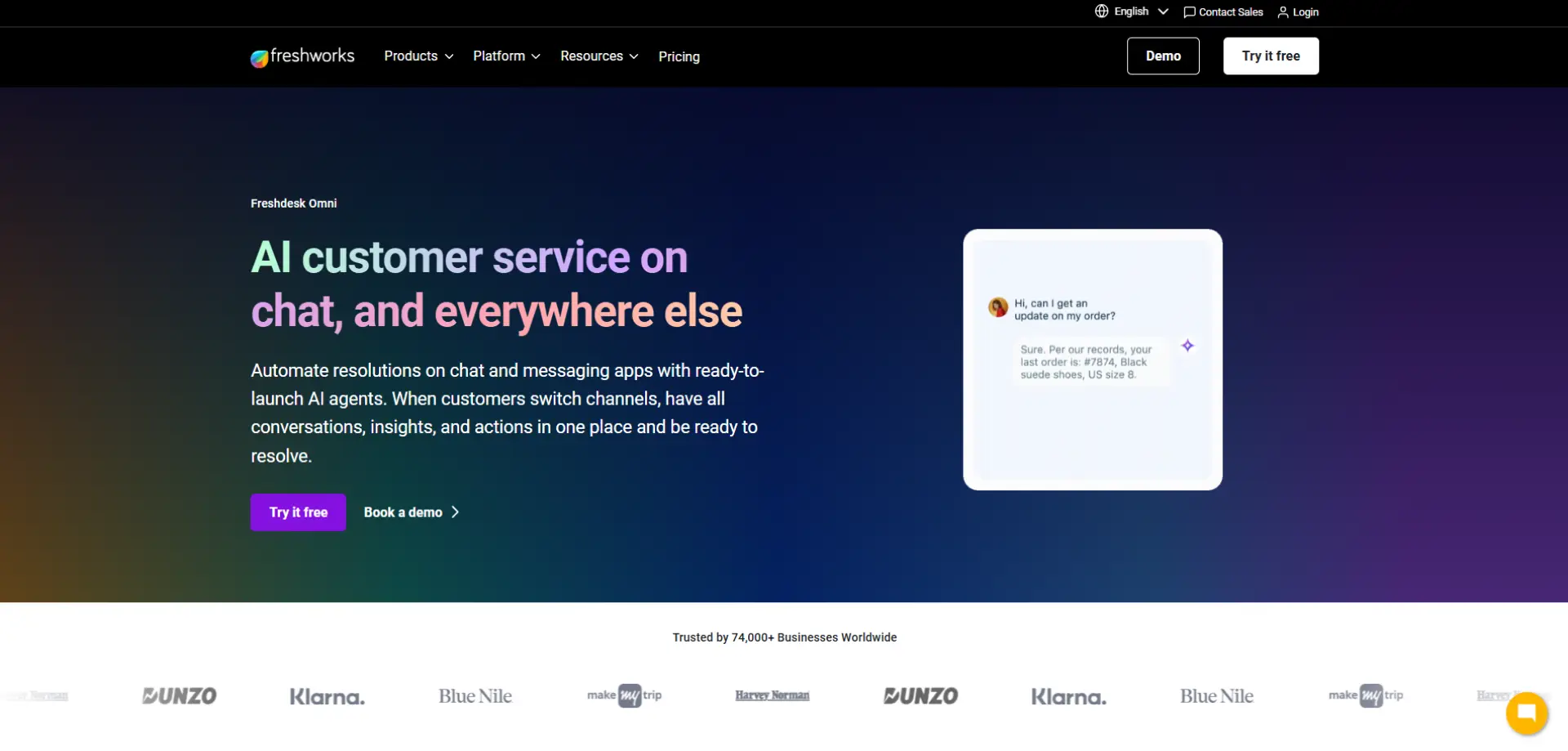 Freshdesk Omni (Freshworks) Freshdesk Omni (Freshworks) homepage