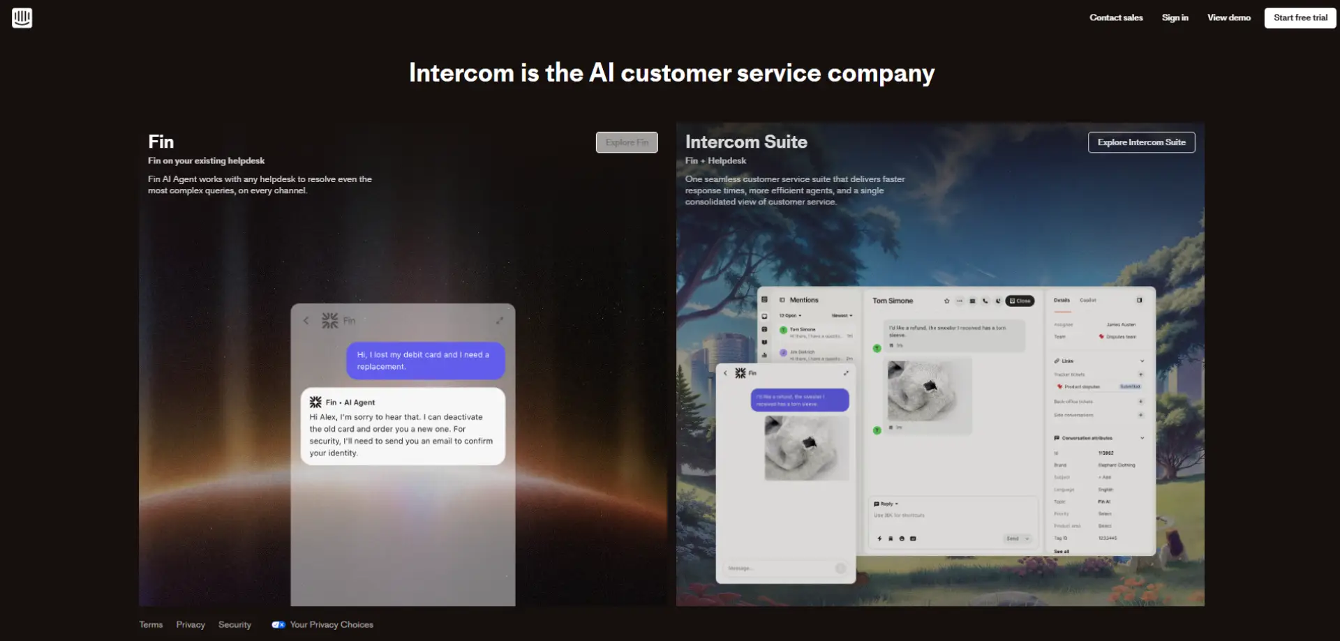 Intercom Intercom homepage