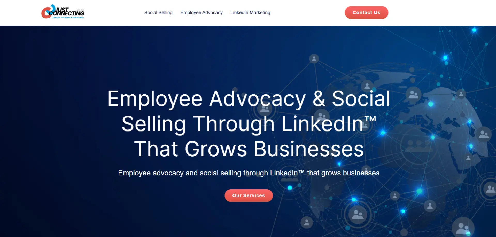 Just Connecting Just Connecting homepage