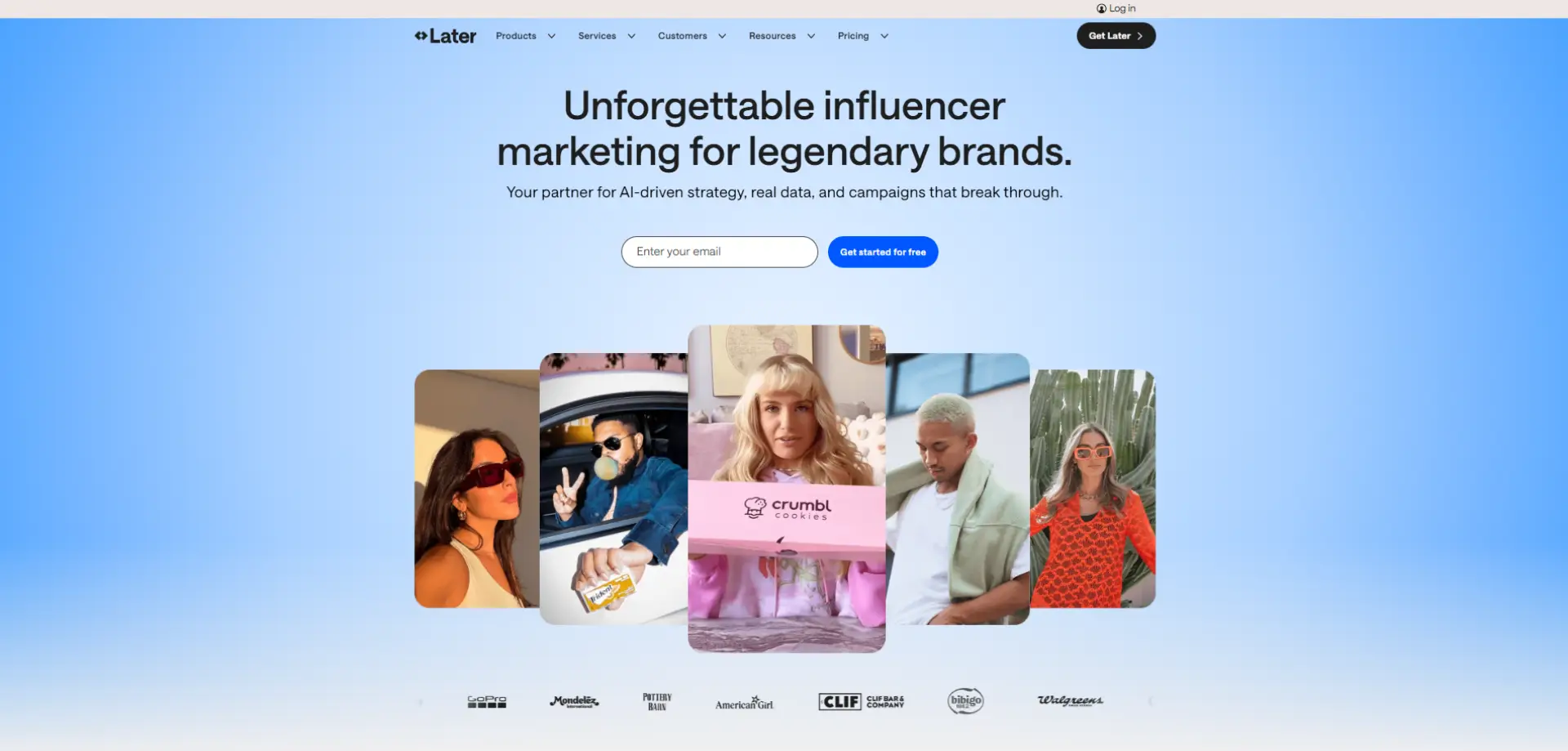 Later Later homepage