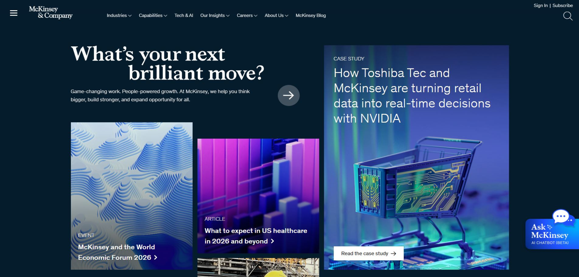 McKinsey McKinsey homepage