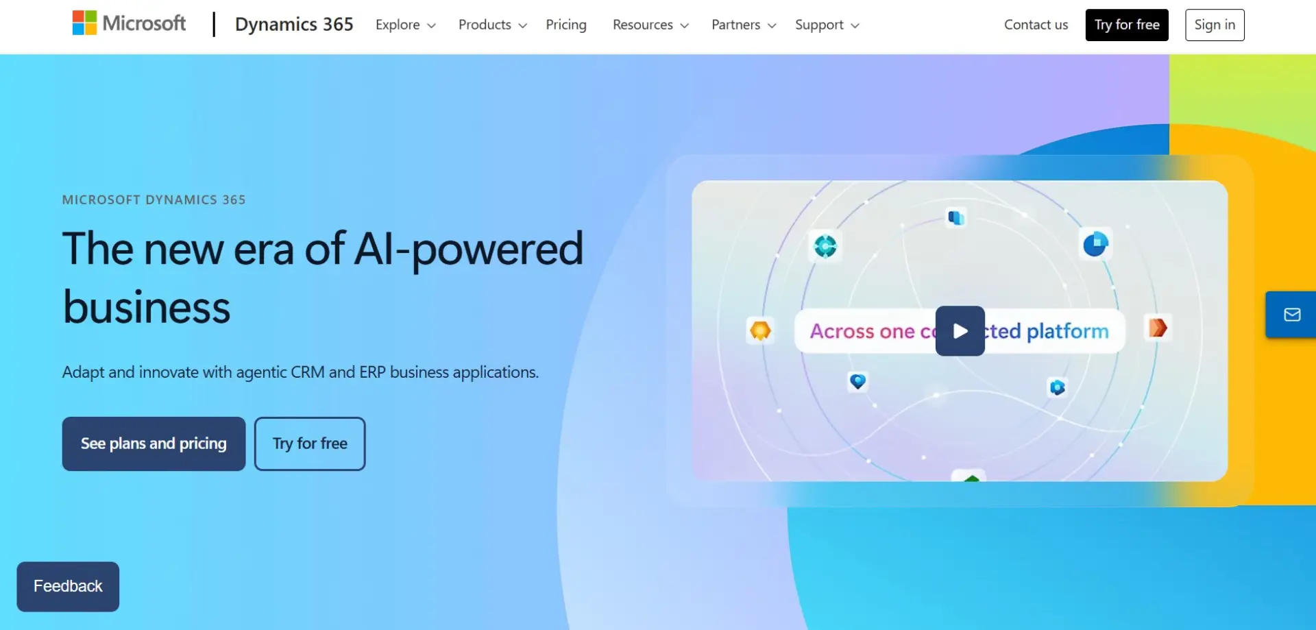 Microsoft Dynamics Microsoft Dynamics homepage