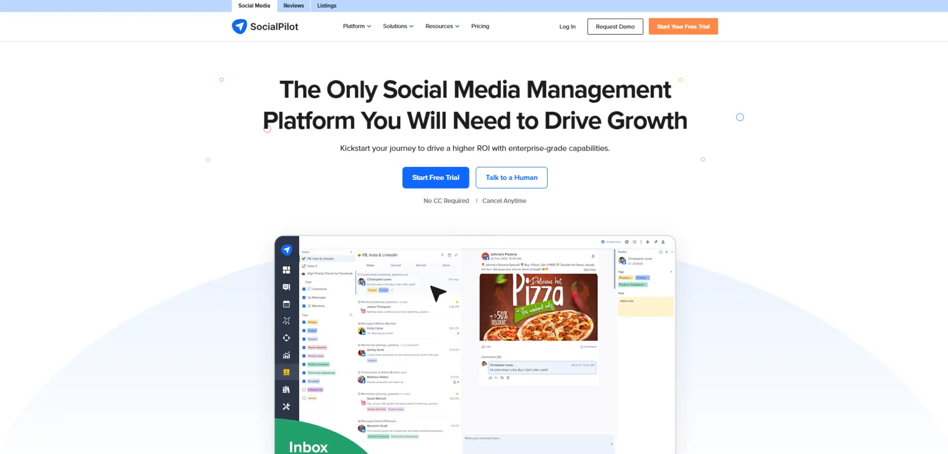 SocialPilot SocialPilot homepage