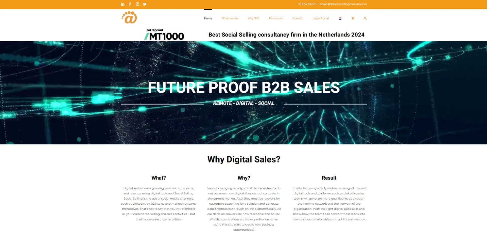 The Social Selling Company The Social Selling Company homepage