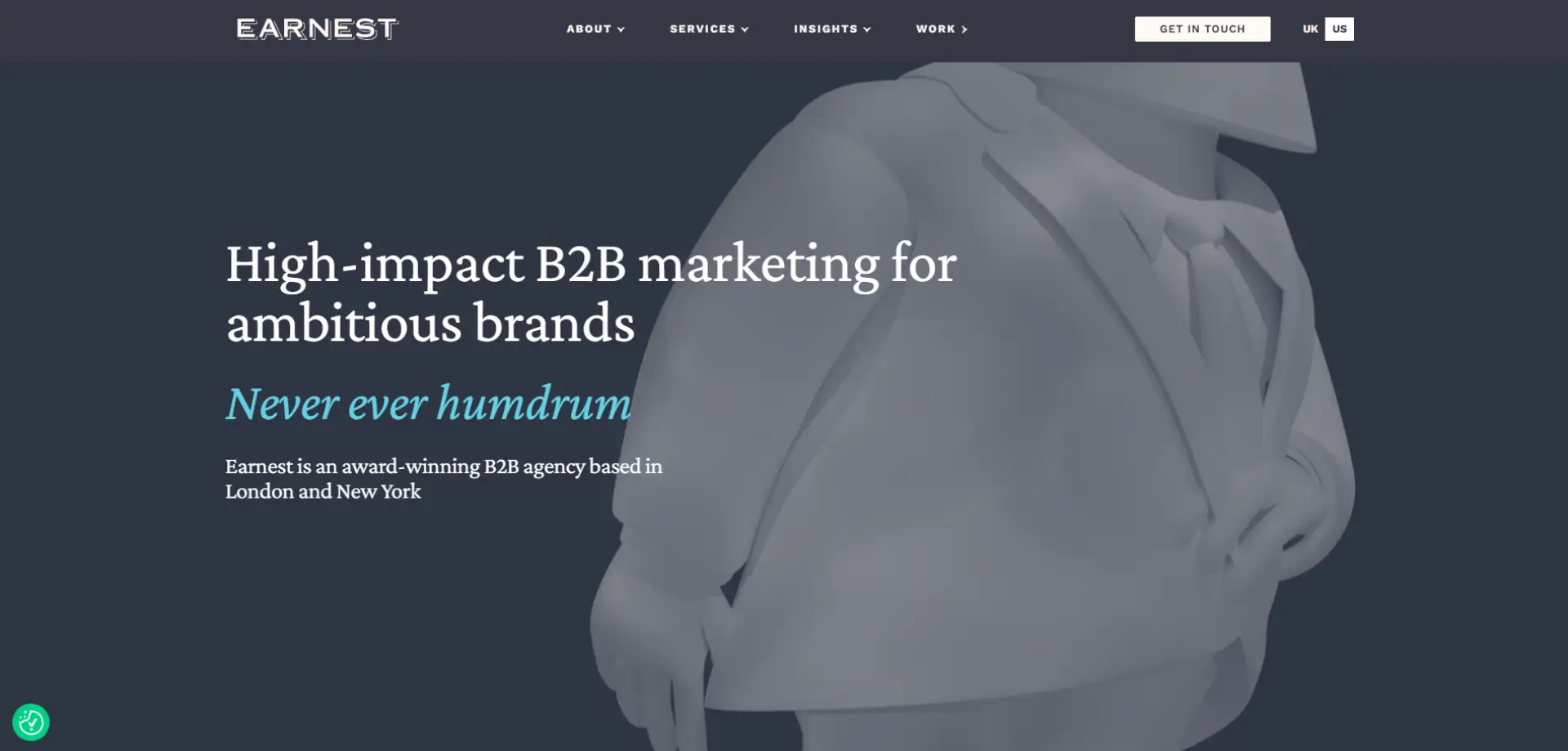earnest Earnest homepage