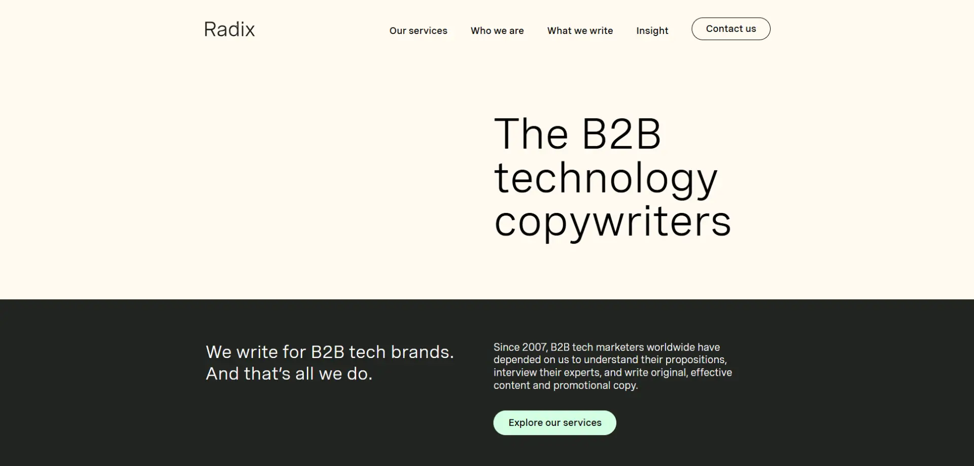 Radix Communications Radix Communications homepage