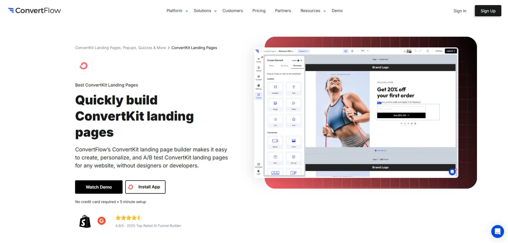 ConvertKit Landing Pages ConvertKit Landing Pages homepage