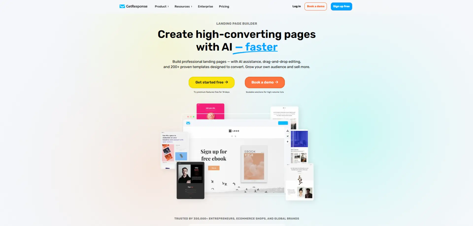 GetResponse Landing Pages GetResponse Landing Pages homepage
