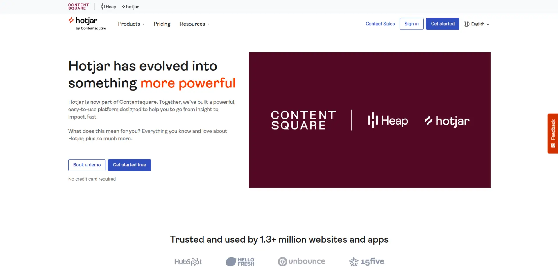 Hotjar Hotjar homepage