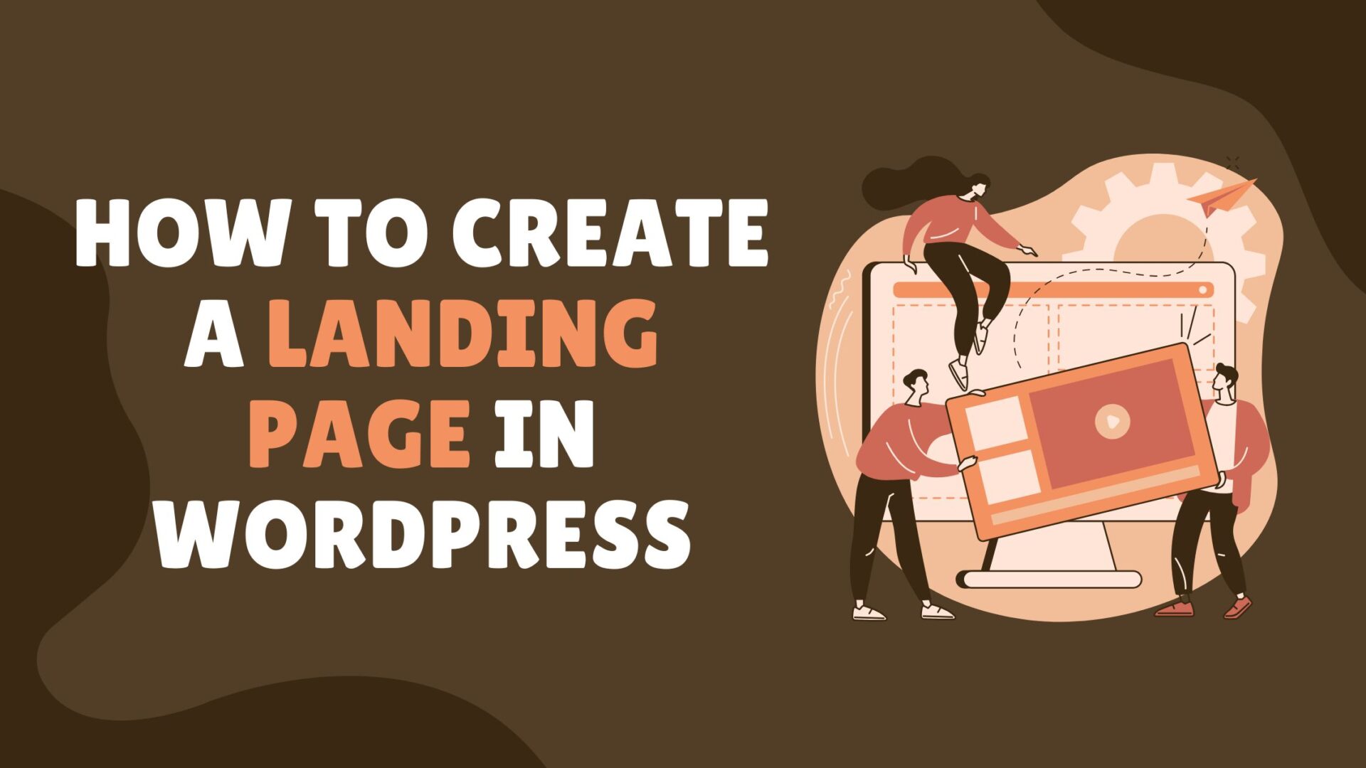How to create a landing page in WordPress - The Munro Agency