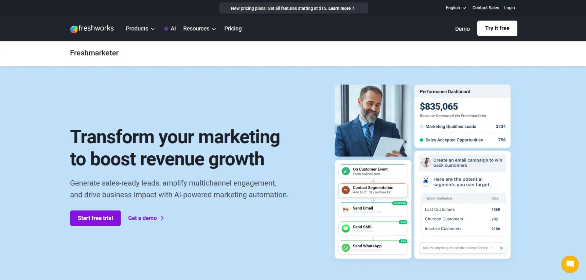 Freshmarketer Freshmarketer homepage
