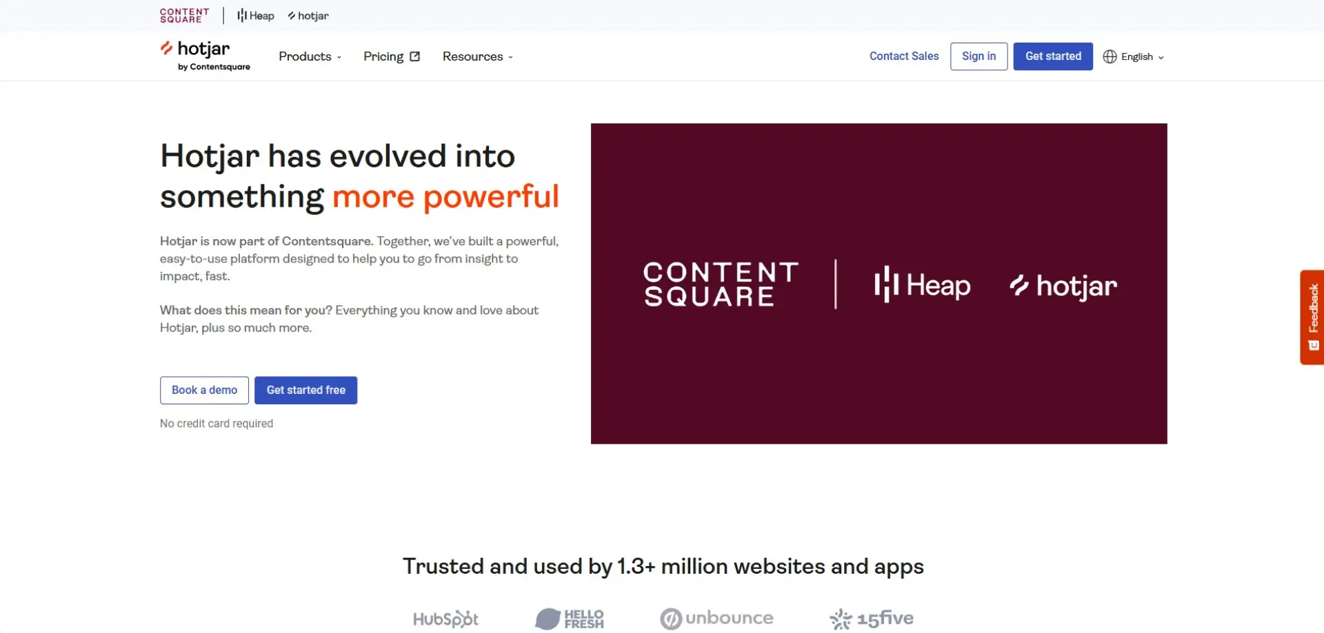 Hotjar Hotjar homepage