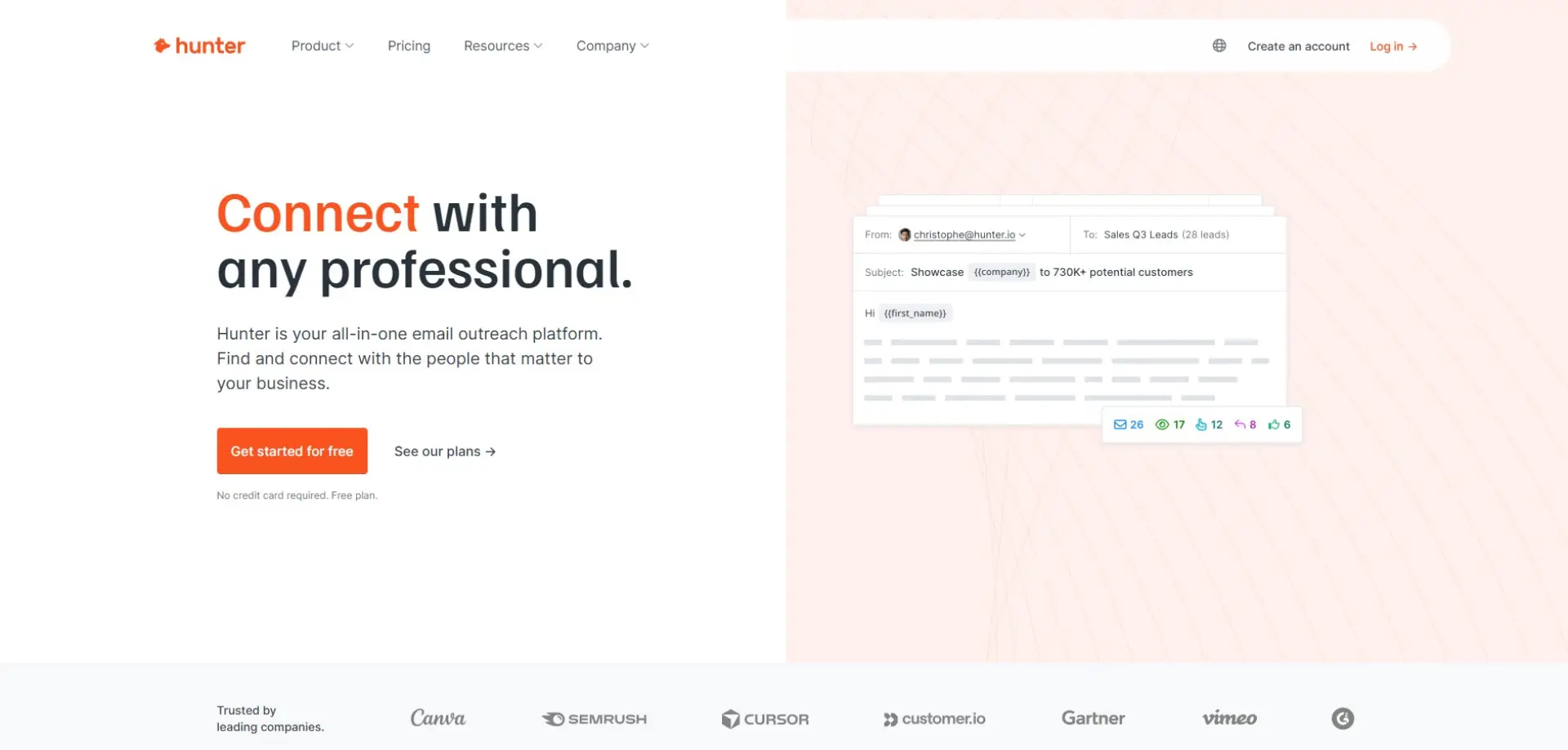 Hunter Hunter homepage