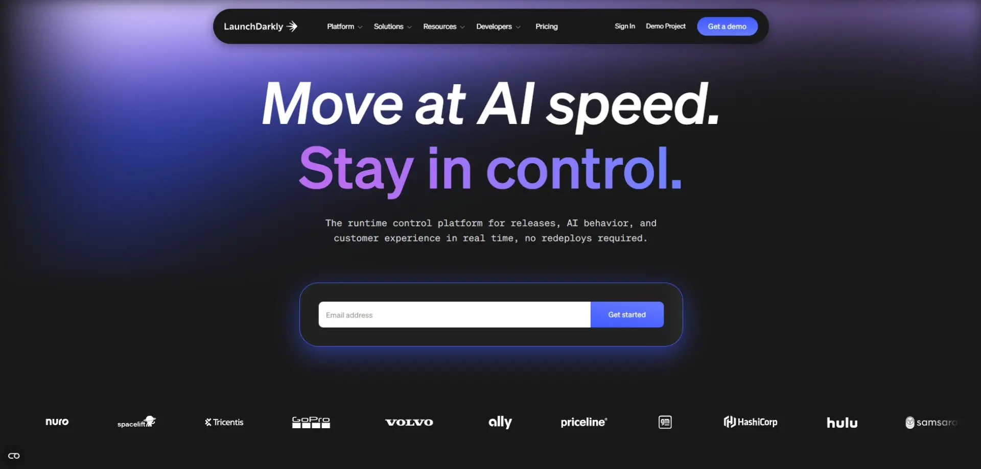LaunchDarkly LaunchDarkly homepage