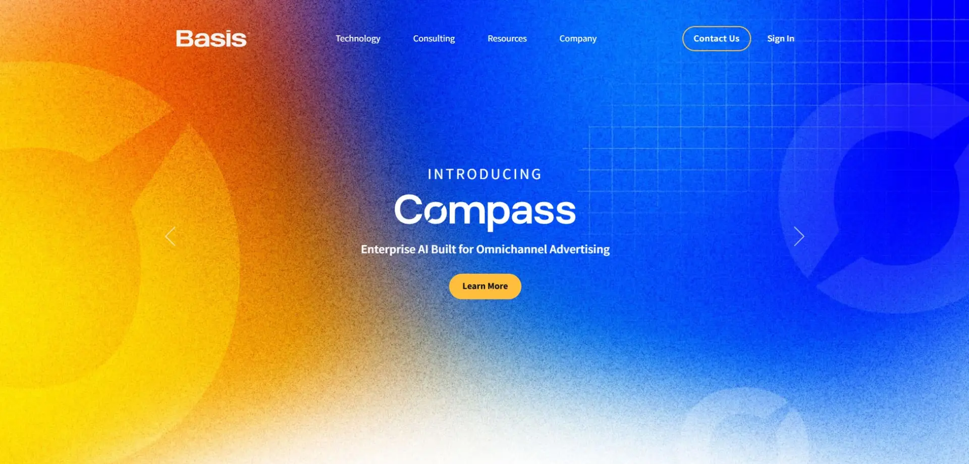 Basis Technologies homepage