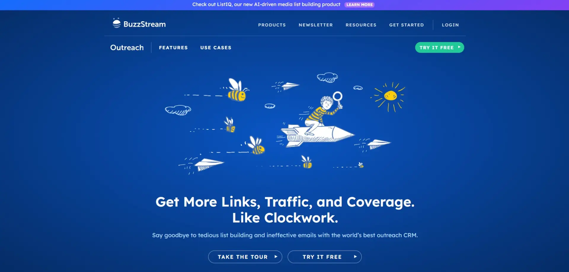 BuzzStream BuzzStream homepage
