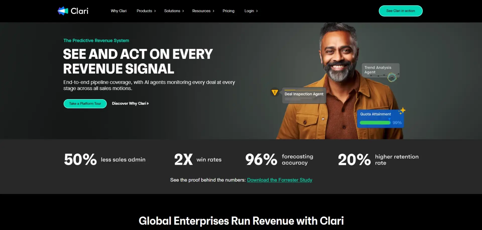 Clari Clari homepage