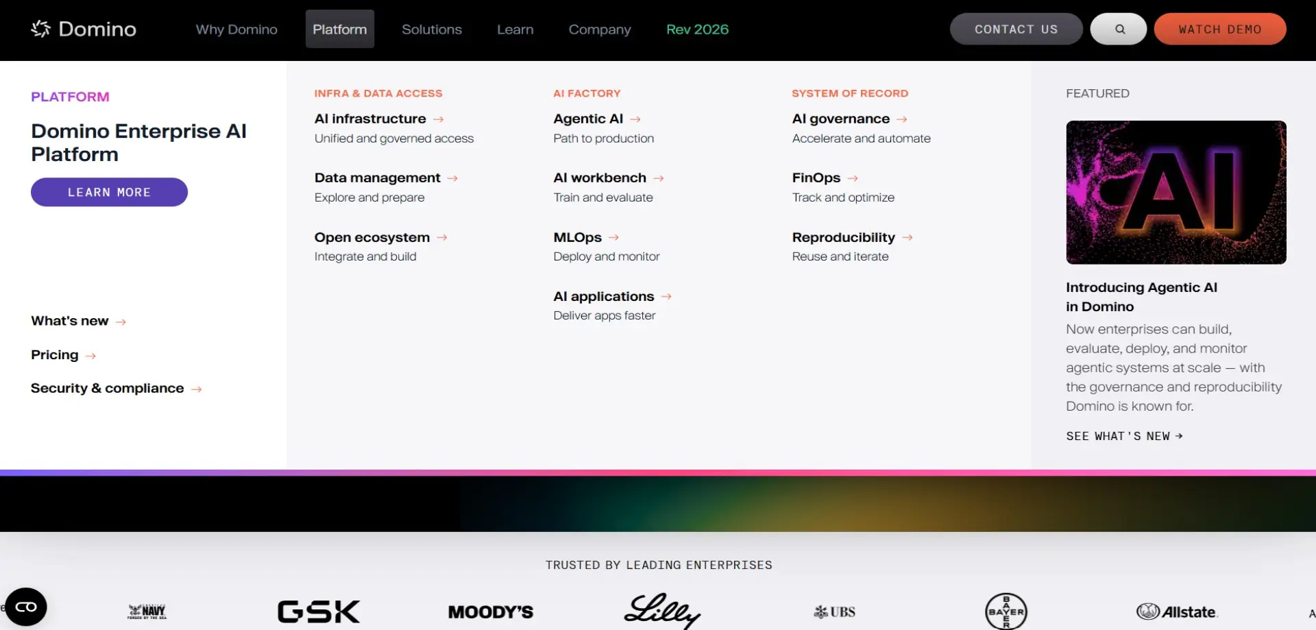 Domino Data Lab Domino Data Lab homepage