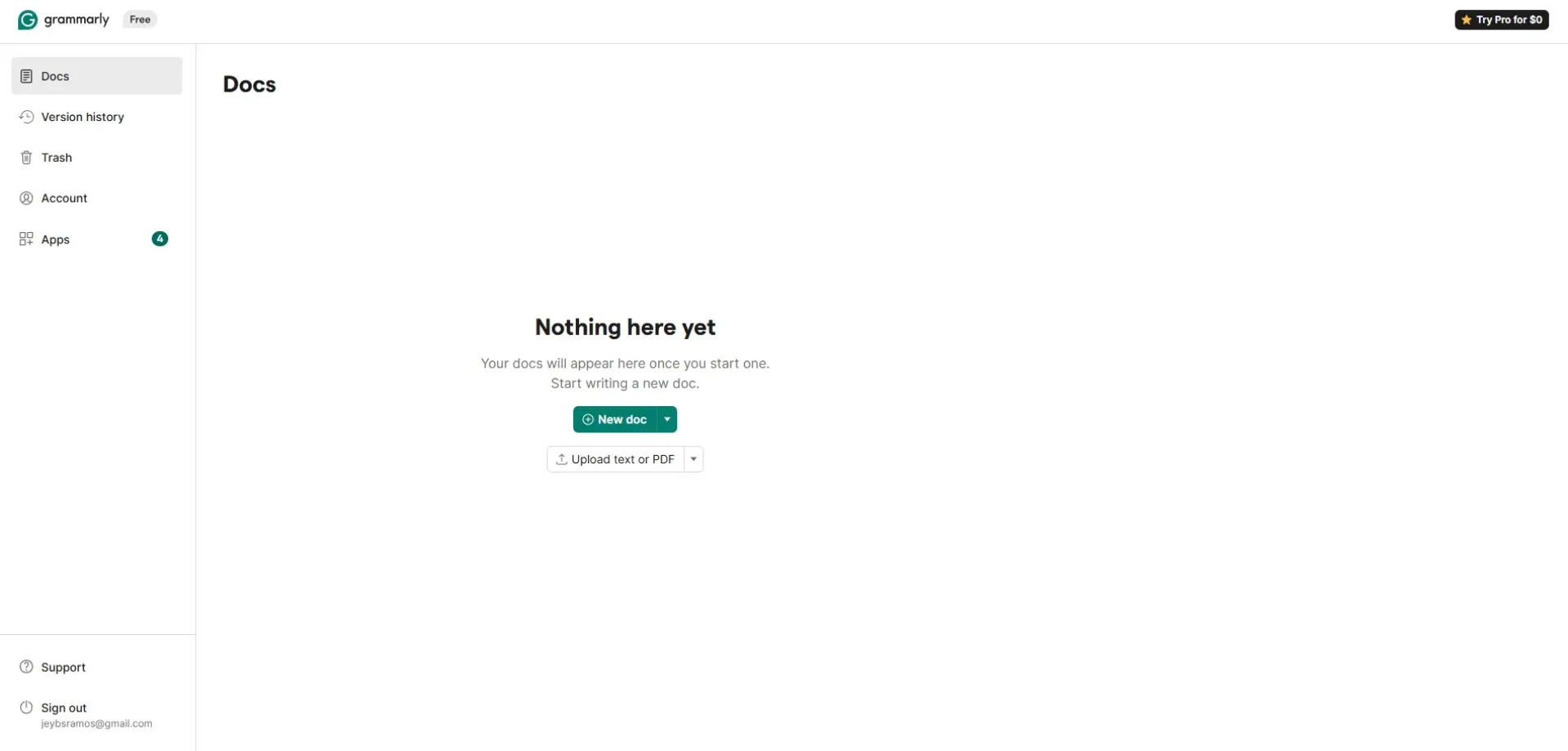 Grammarly Grammarly homepage