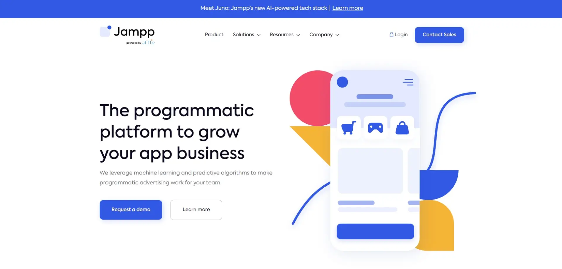 Jampp homepage