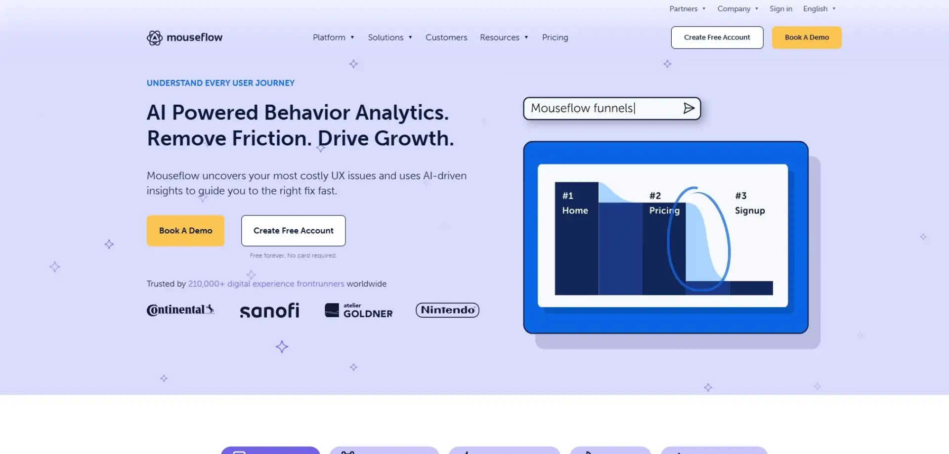 Mouseflow Mouseflow homepage