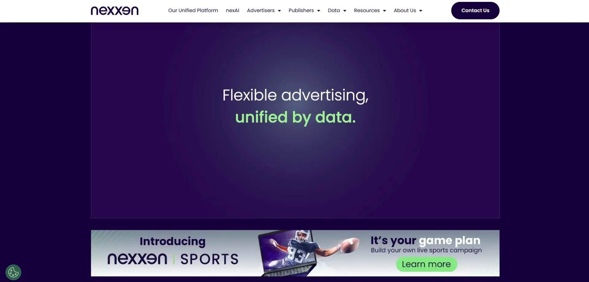 Nexxen homepage