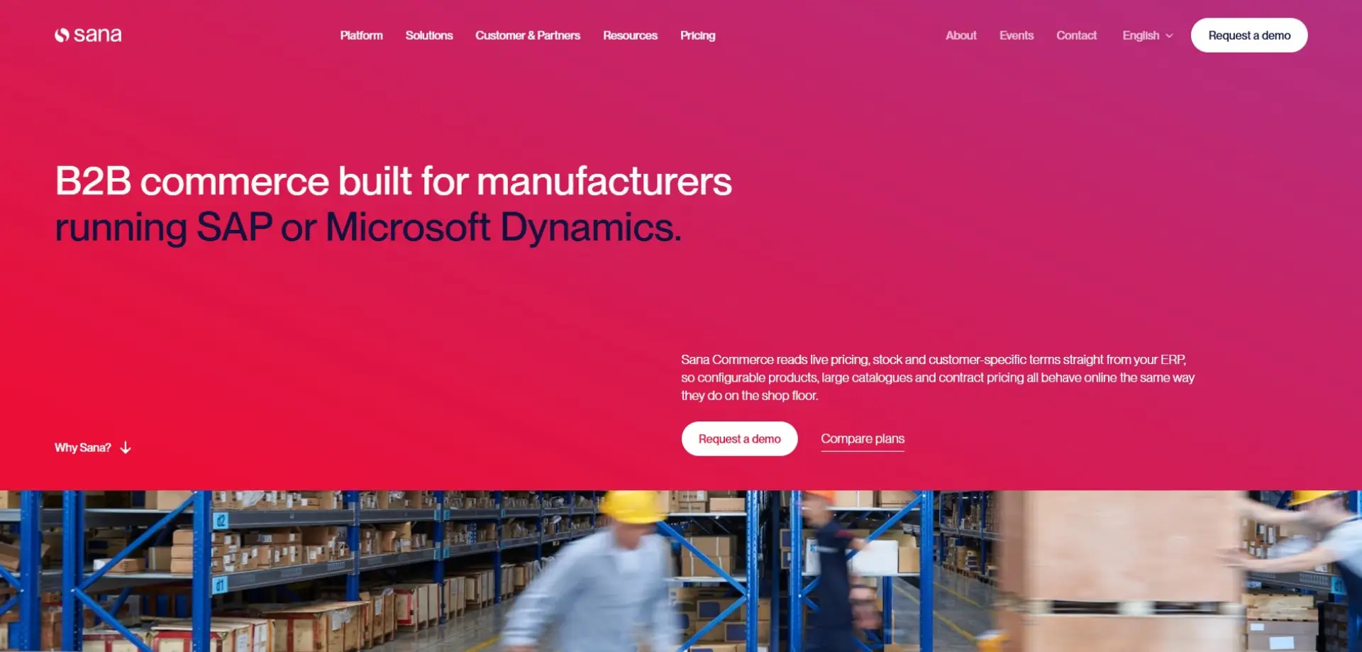 Sana Commerce Sana Commerce homepage
